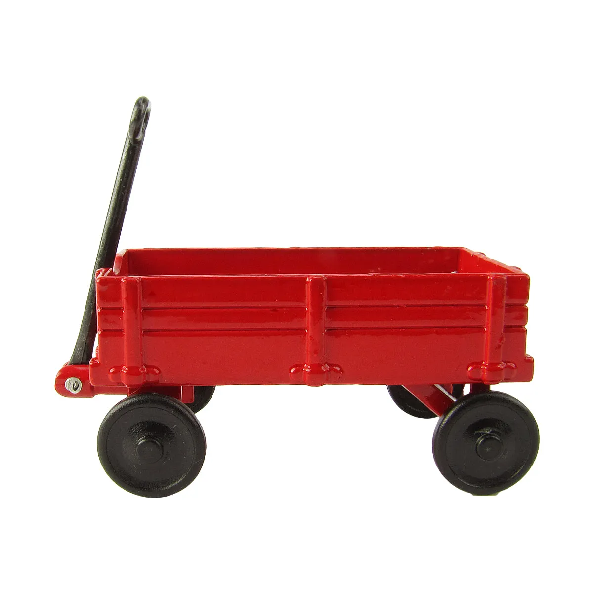 1:12 Scale Miniature Red Wagon Dollhouse Accessory