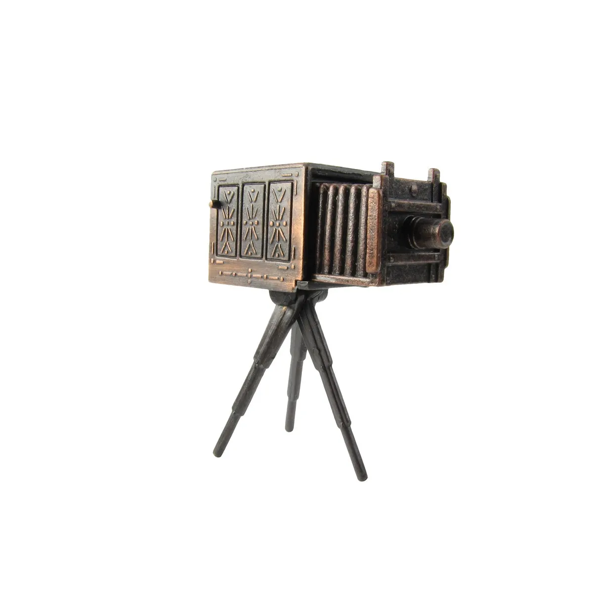 1:16 Scale Miniature Bellows Box Camera Dollhouse Accessory