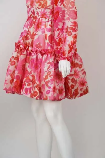 1960s Mollie Parnis Vivid Mini Dress