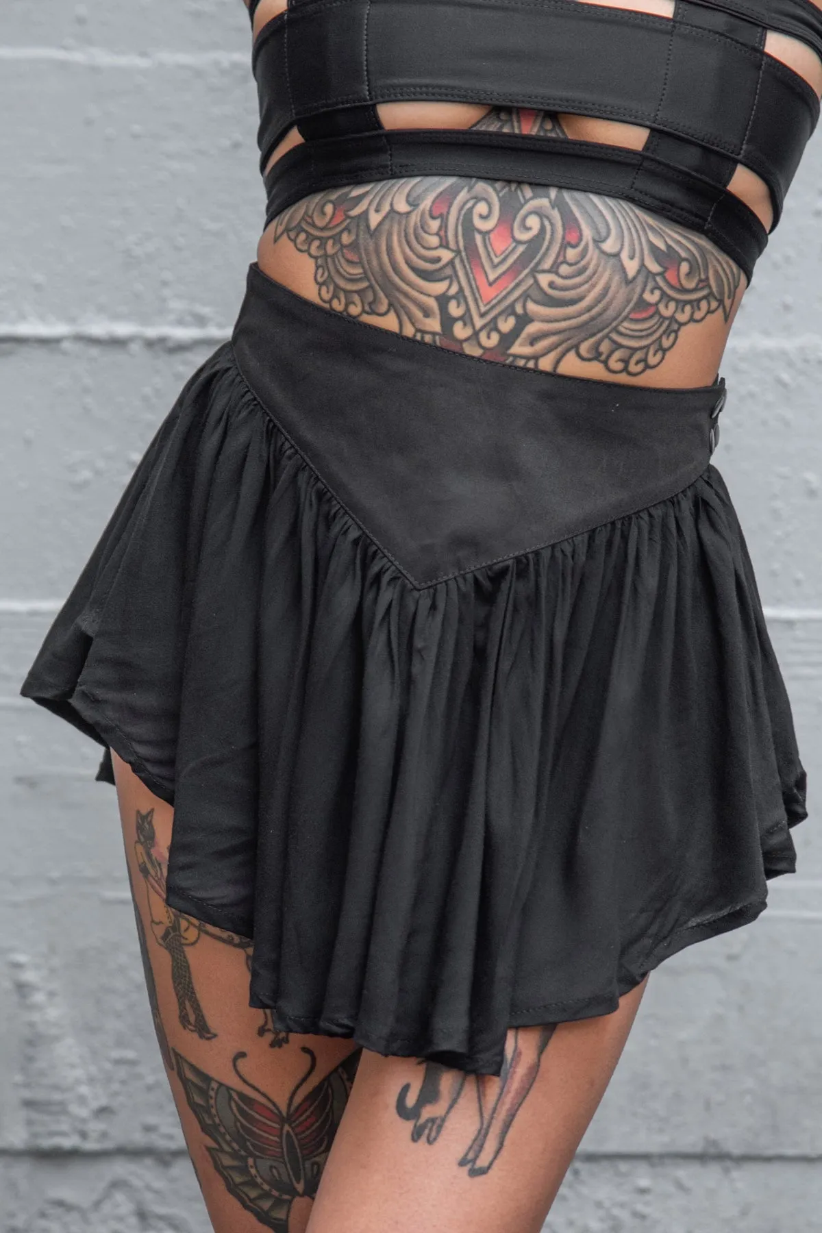 5D x Stellar Dust Hemera Mini Skirt - rayon