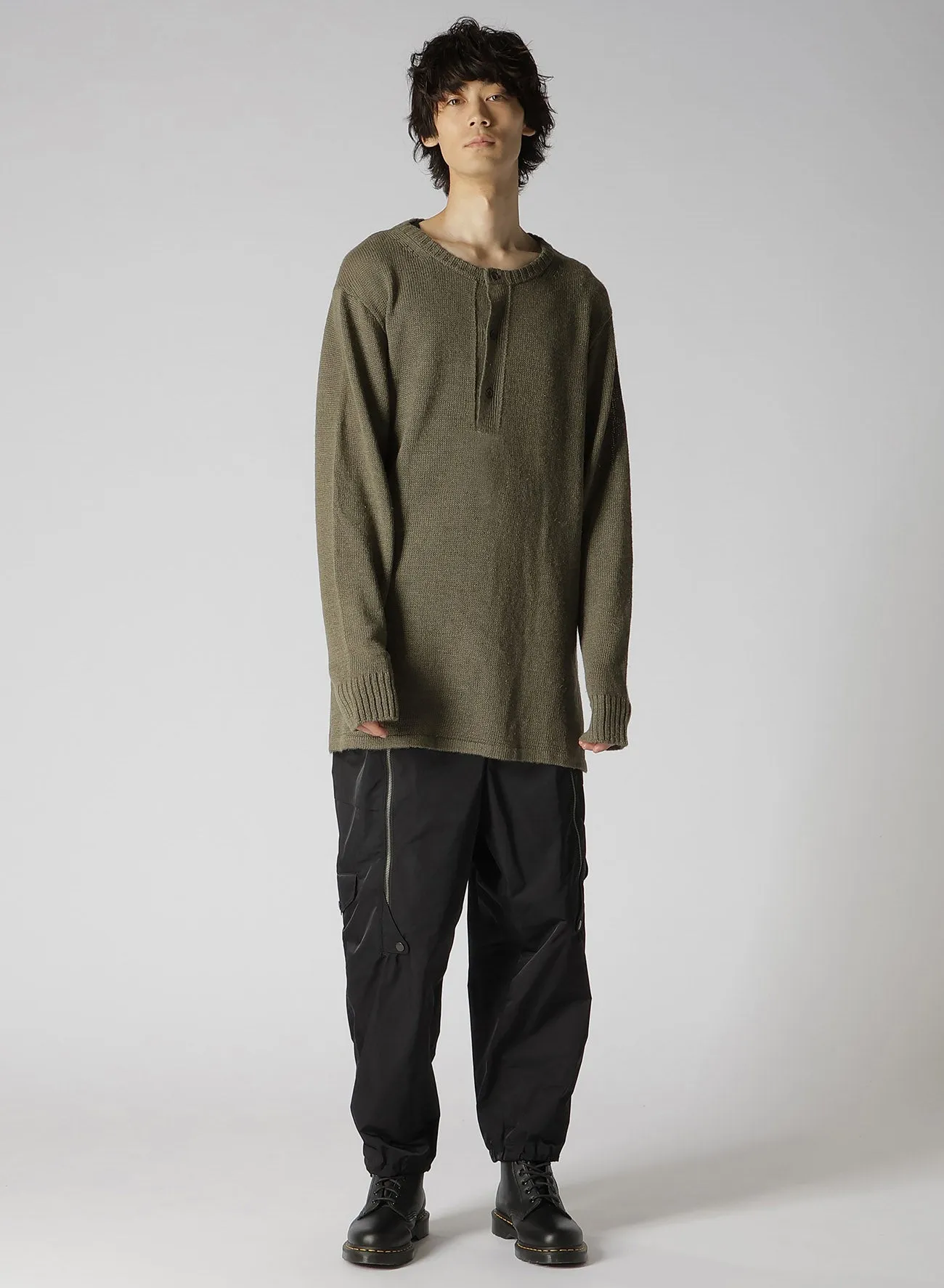 ACRYLIC HEMP HENRY LONG PULLOVER