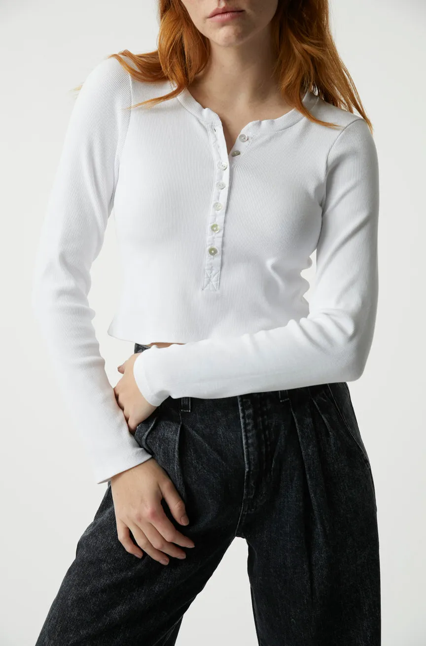 AMO Sassy Rib Henley