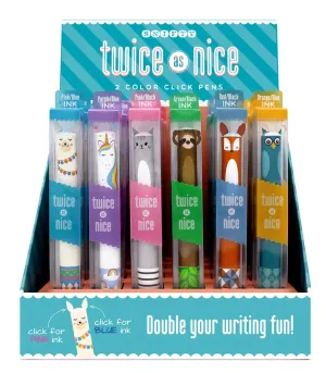 Animal Click Pens