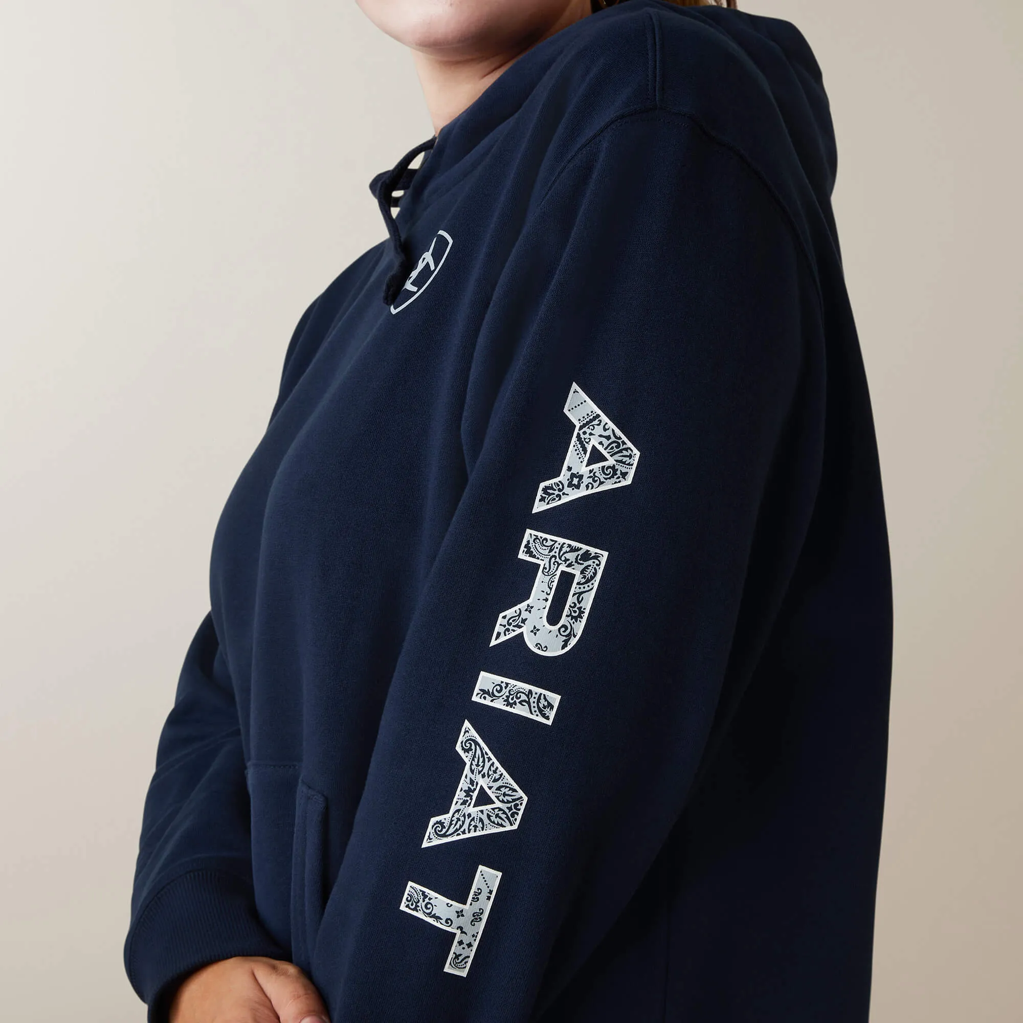 Ariat Women's Navy Eclipse Logo Hoodie