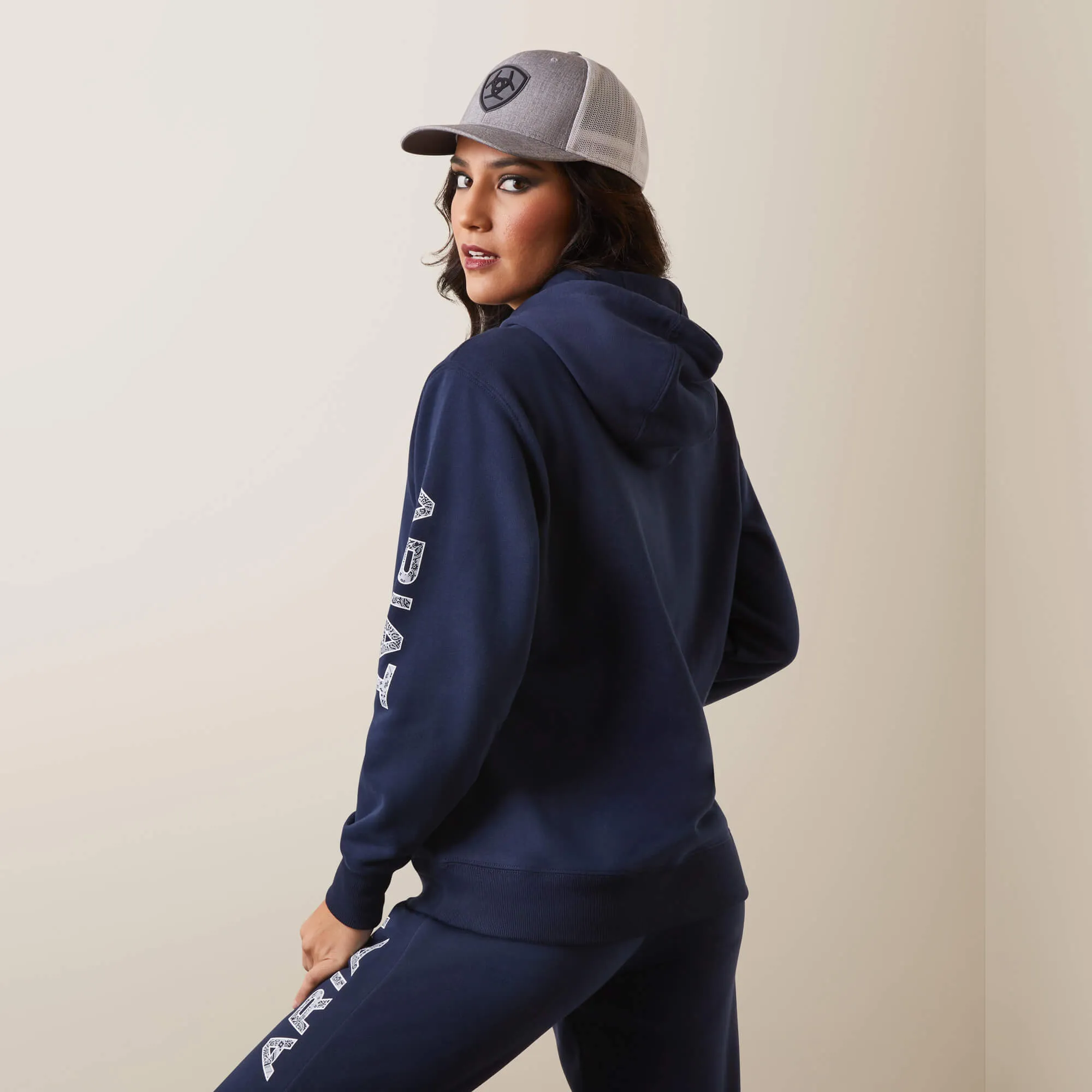 Ariat Women's Navy Eclipse Logo Hoodie