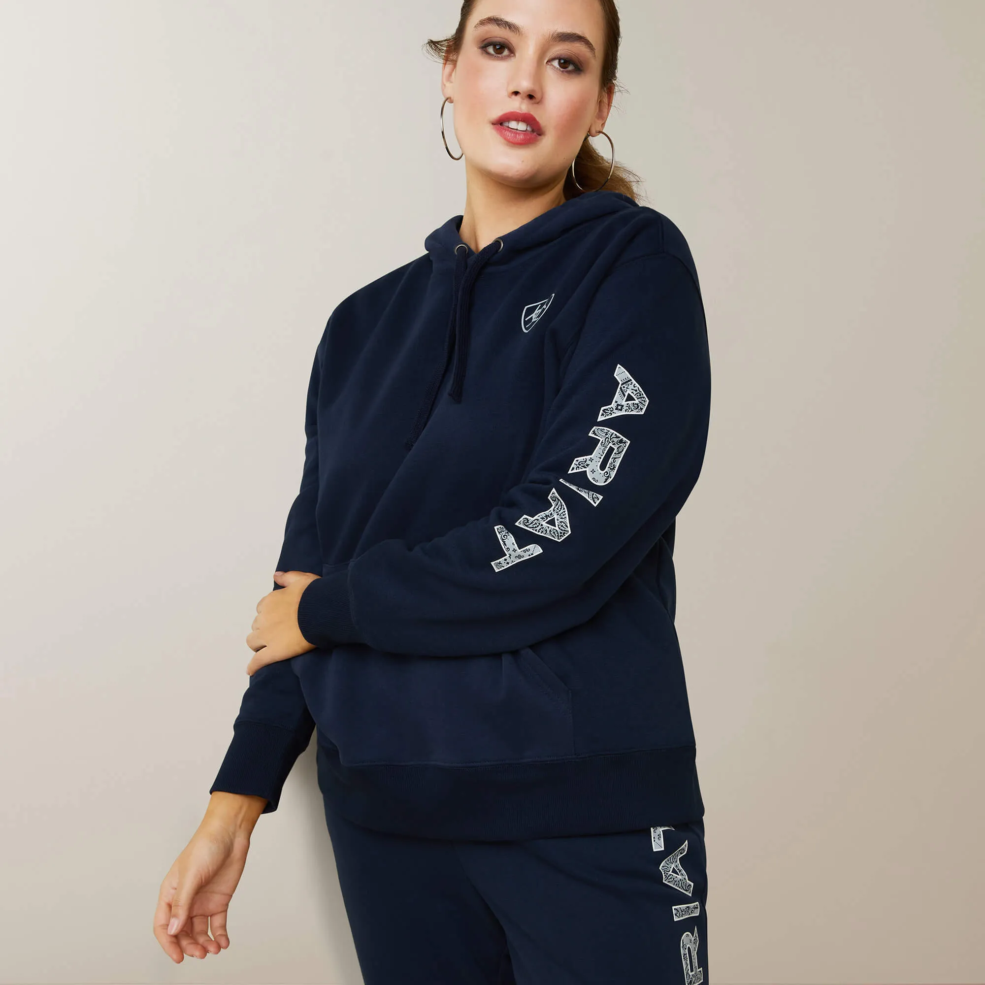 Ariat Women's Navy Eclipse Logo Hoodie