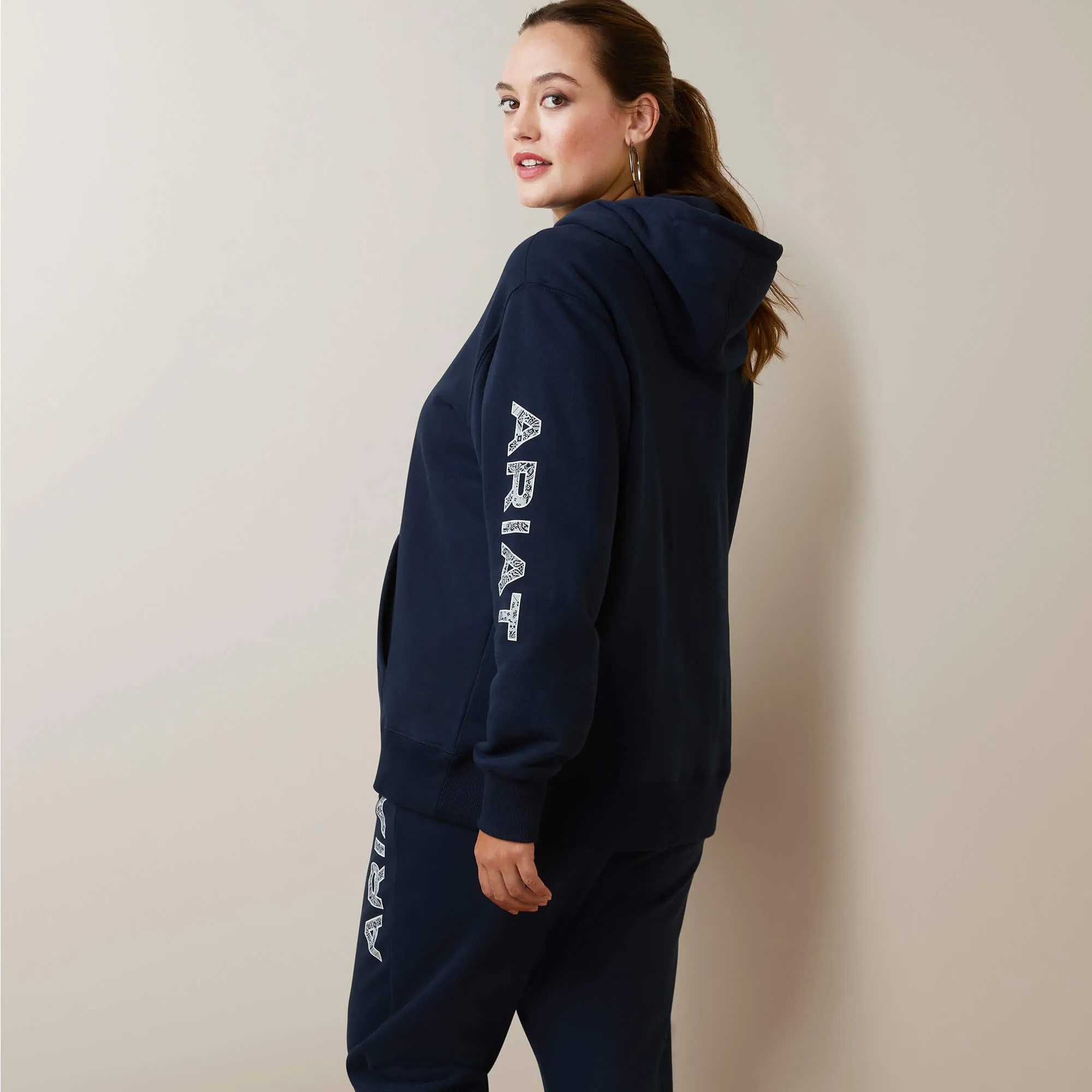 Ariat Women's Navy Eclipse Logo Hoodie