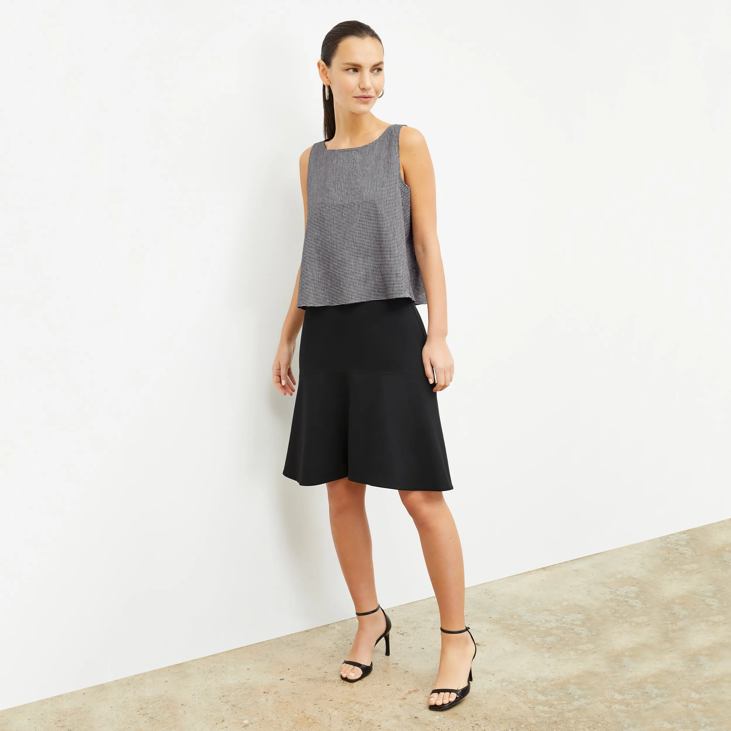 Astor Skirt - Washable Ponte :: Black