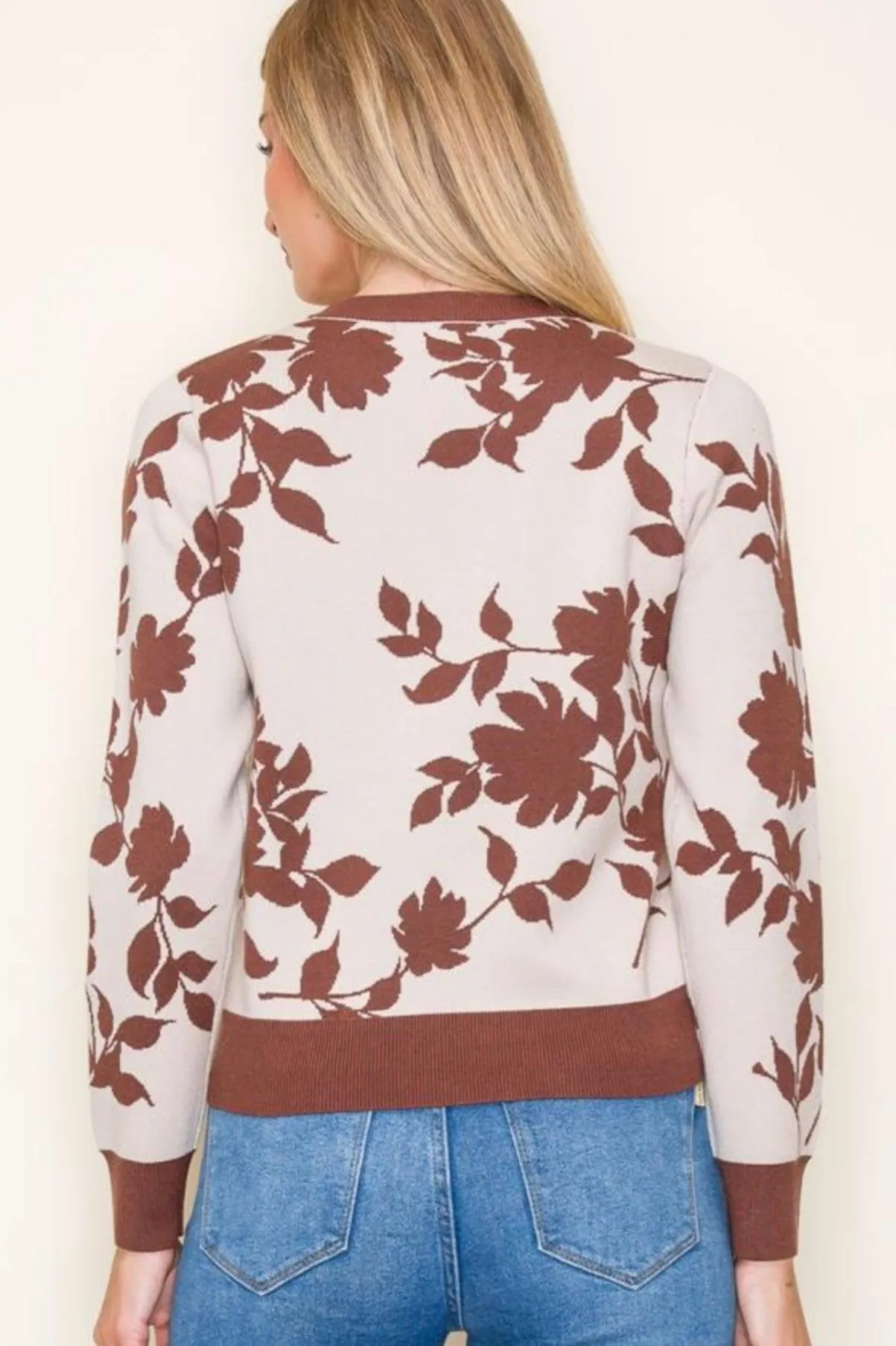 Autumn Views Floral Pullover