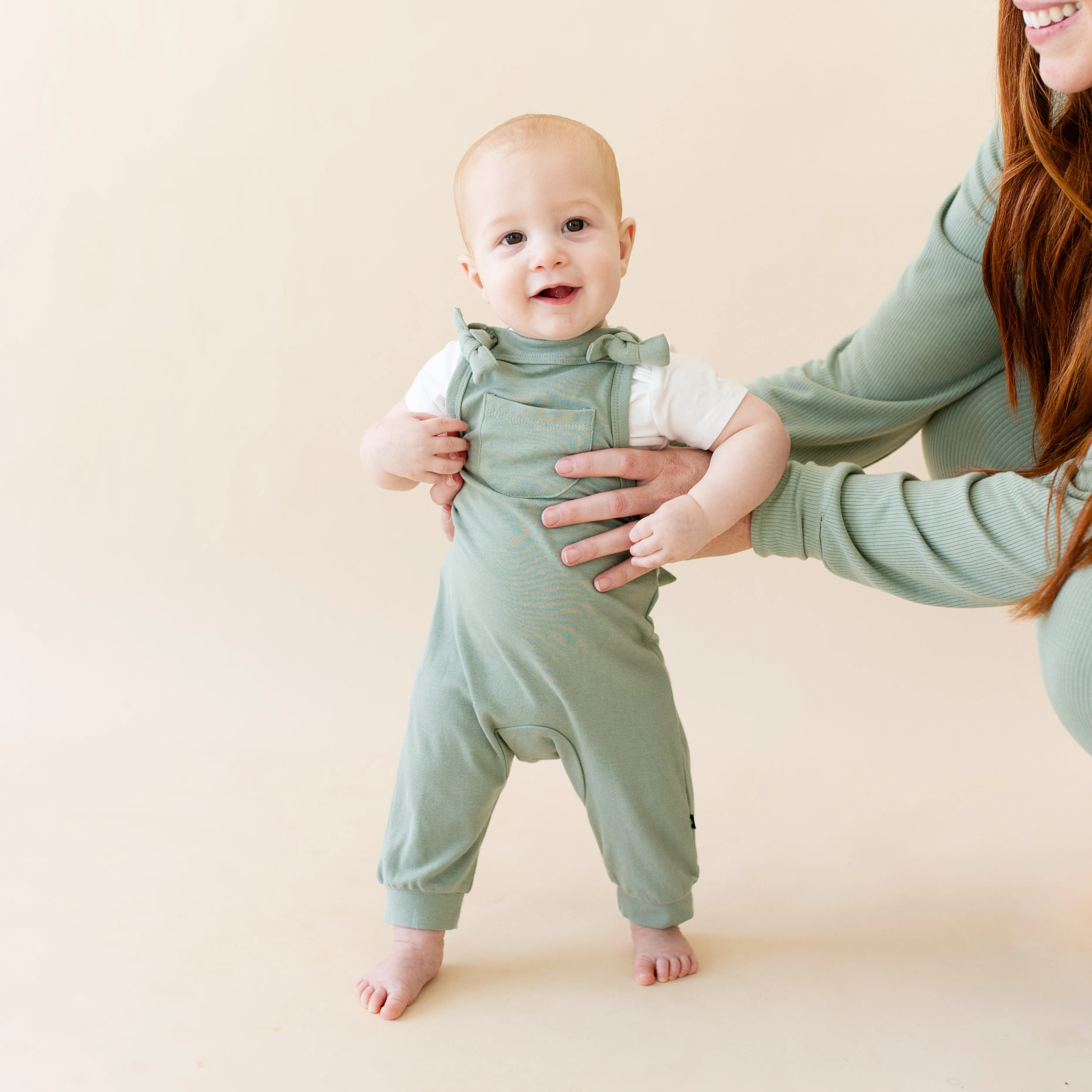 Bamboo Jersey Overall in Thyme