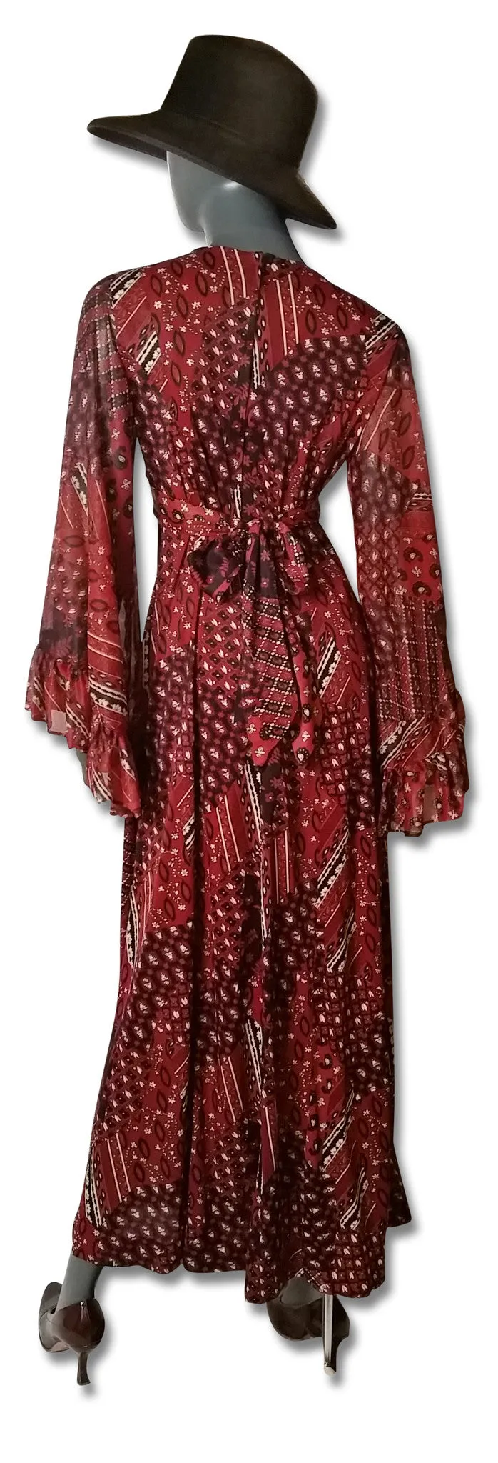 Bandana Print 1978 Maxi Dress