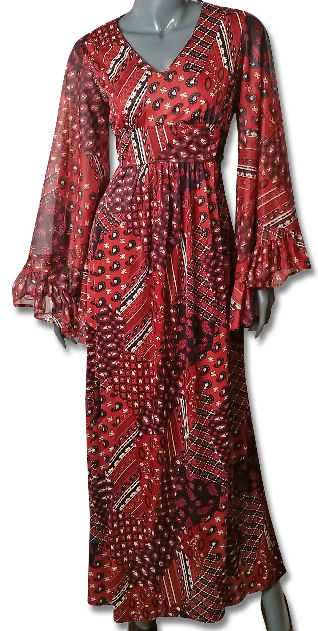 Bandana Print 1978 Maxi Dress