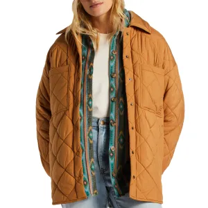 Billabong Women's Transport Shacket Snap Front Overshirt Jacket