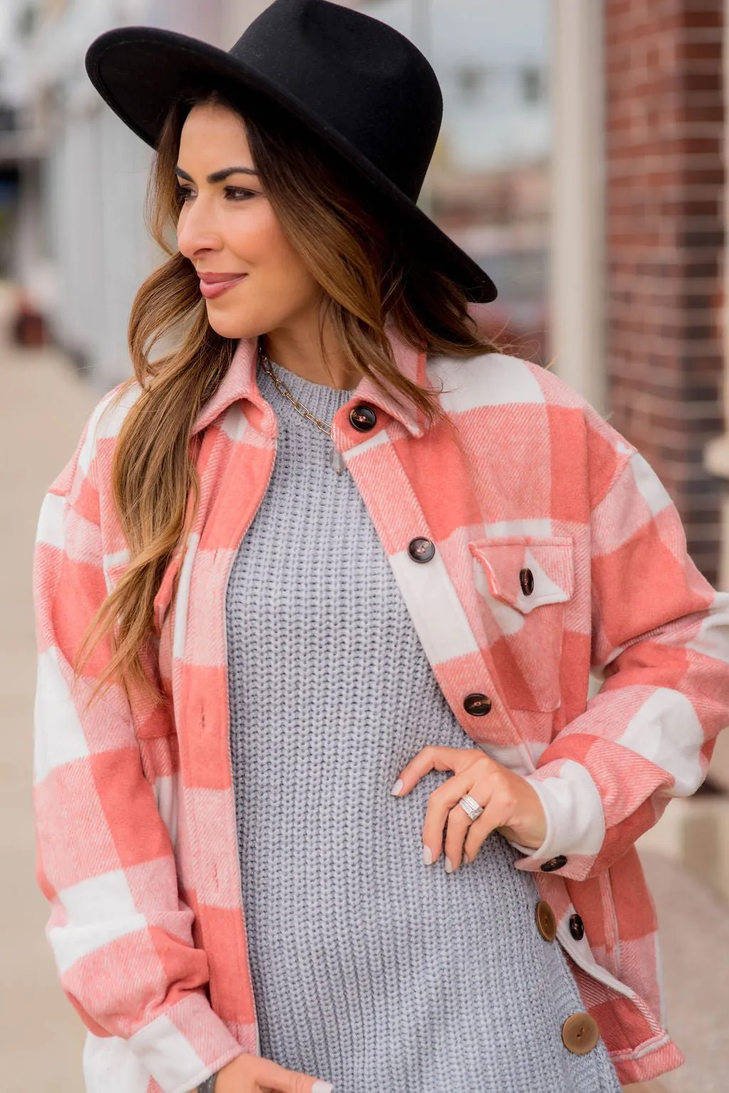 Bold Plaid Shacket