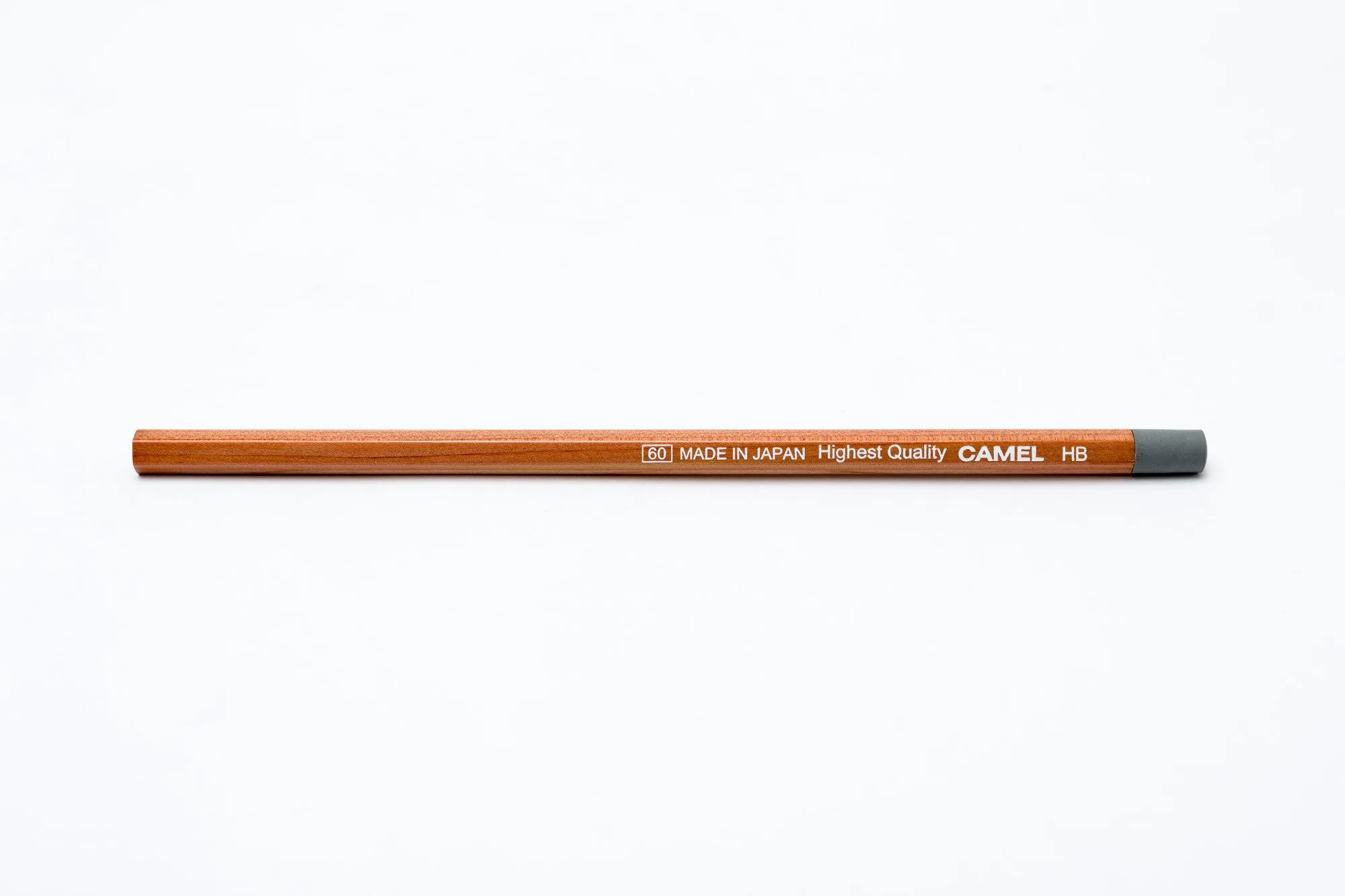 Camel HB Natural Body Pencil - Grey Eraser