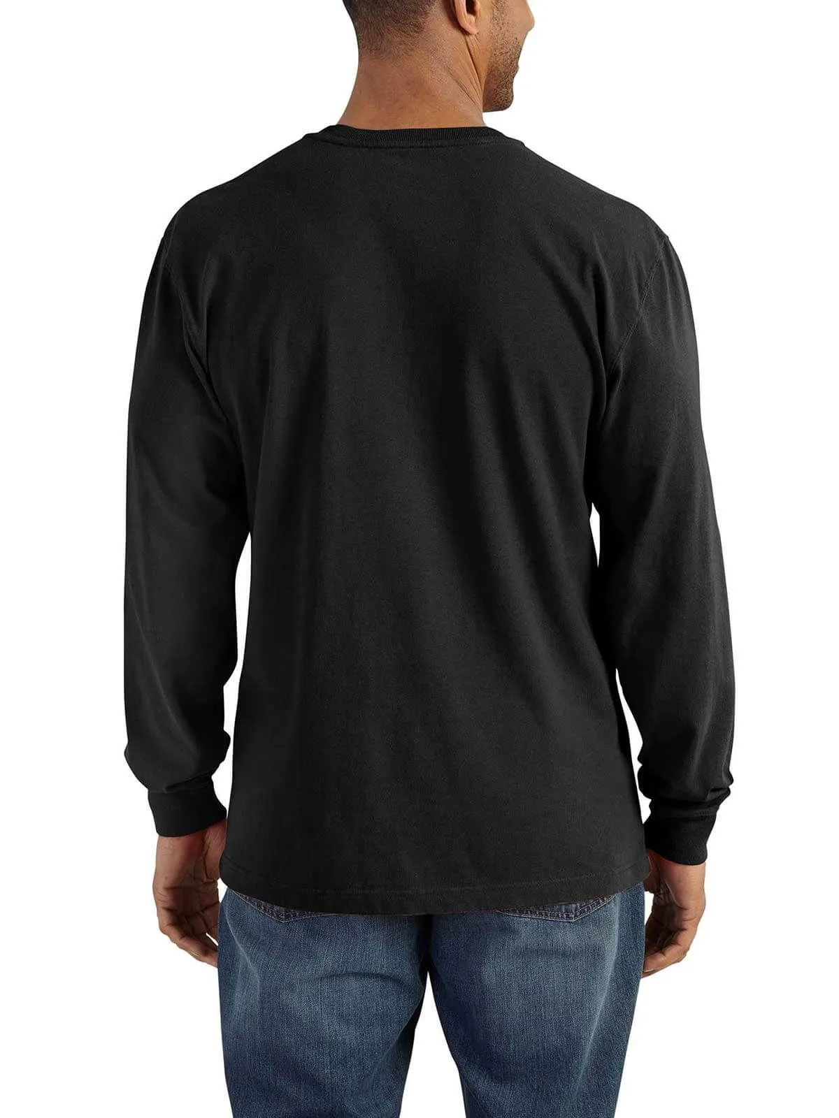 Carhartt&#x20;K128&#x20;Pocket&#x20;Henley&#x20;T-shirt&#x20;Long&#x20;Sleeves