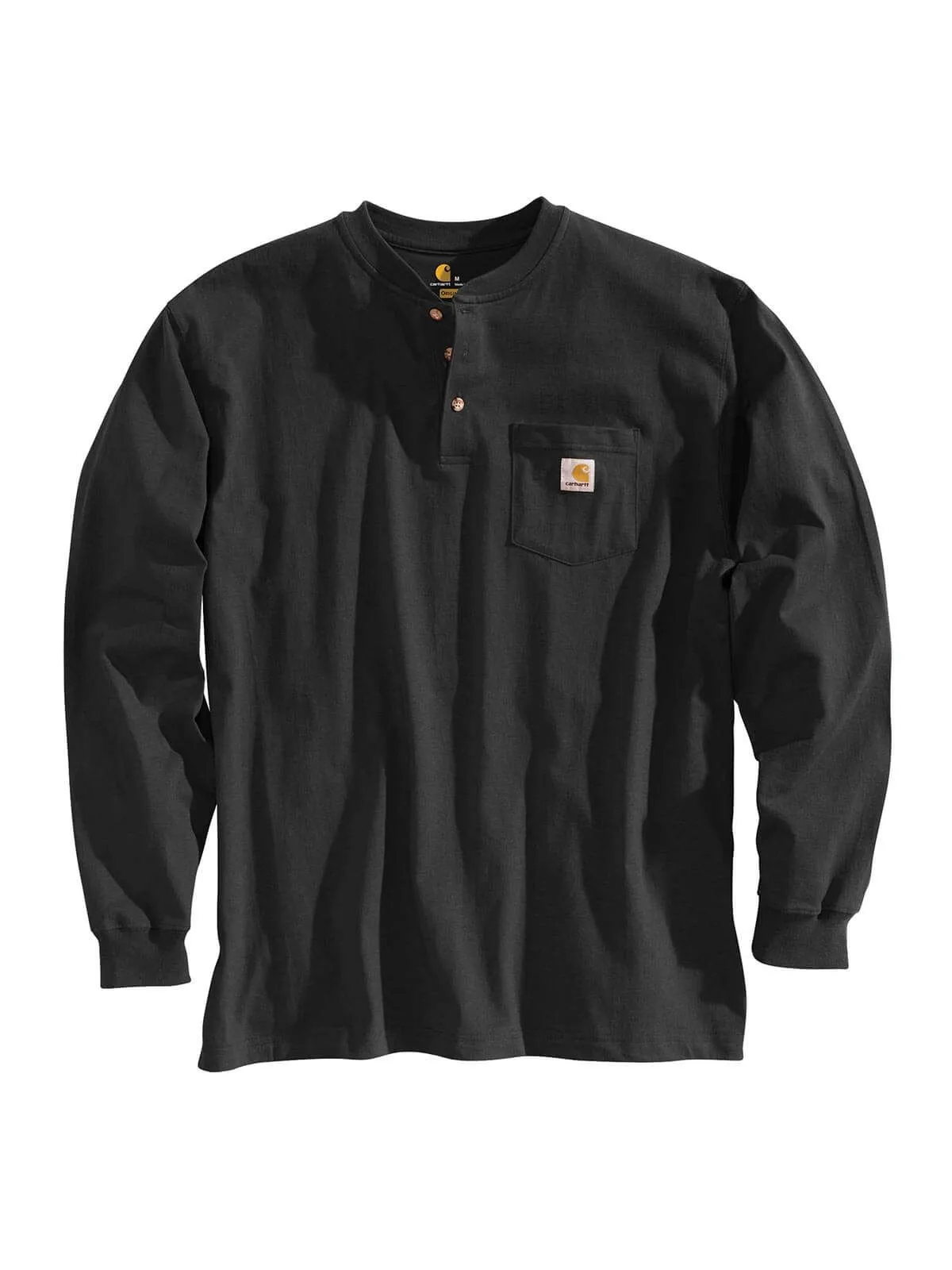 Carhartt&#x20;K128&#x20;Pocket&#x20;Henley&#x20;T-shirt&#x20;Long&#x20;Sleeves