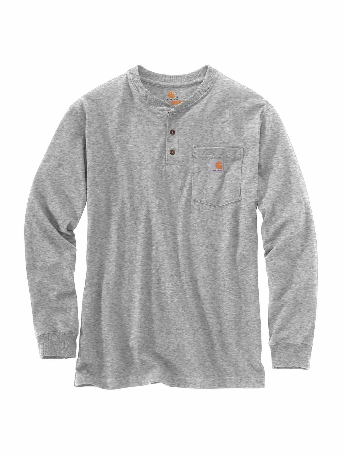 Carhartt&#x20;K128&#x20;Pocket&#x20;Henley&#x20;T-shirt&#x20;Long&#x20;Sleeves