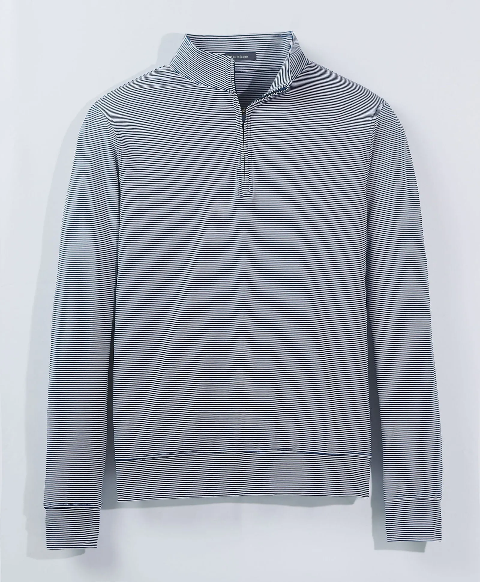 Carter Stripe Quarter-Zip Pullover