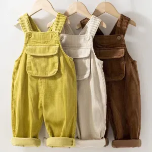 Casual Corduroy Overall