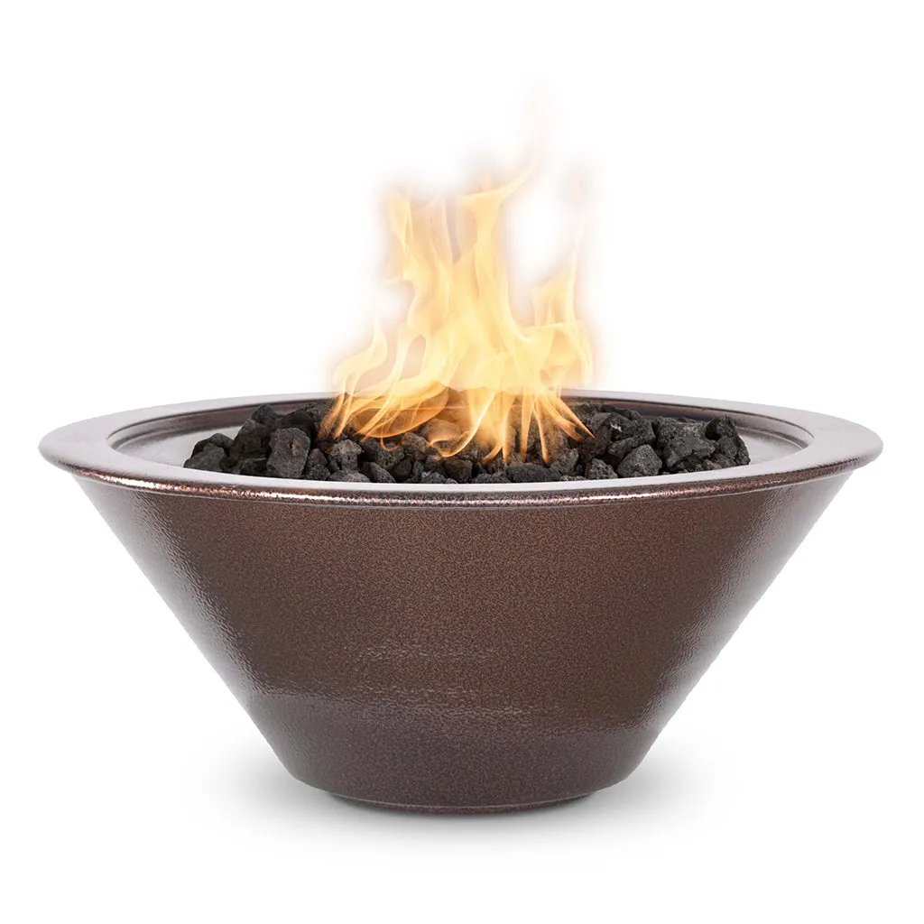 Cazo 30" Round Fire Bowl, Powder Coated Metal  - Fire Feature