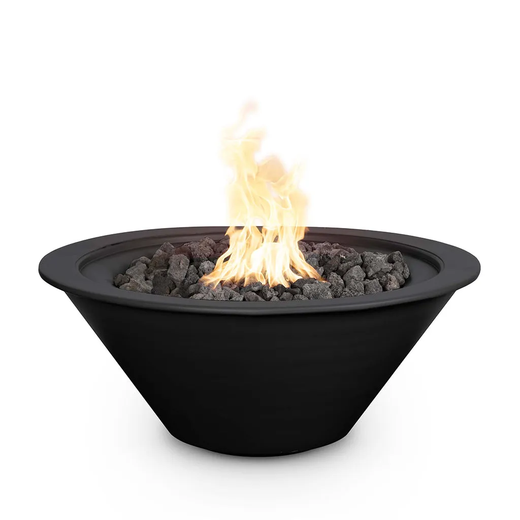 Cazo 30" Round Fire Bowl, Powder Coated Metal  - Fire Feature