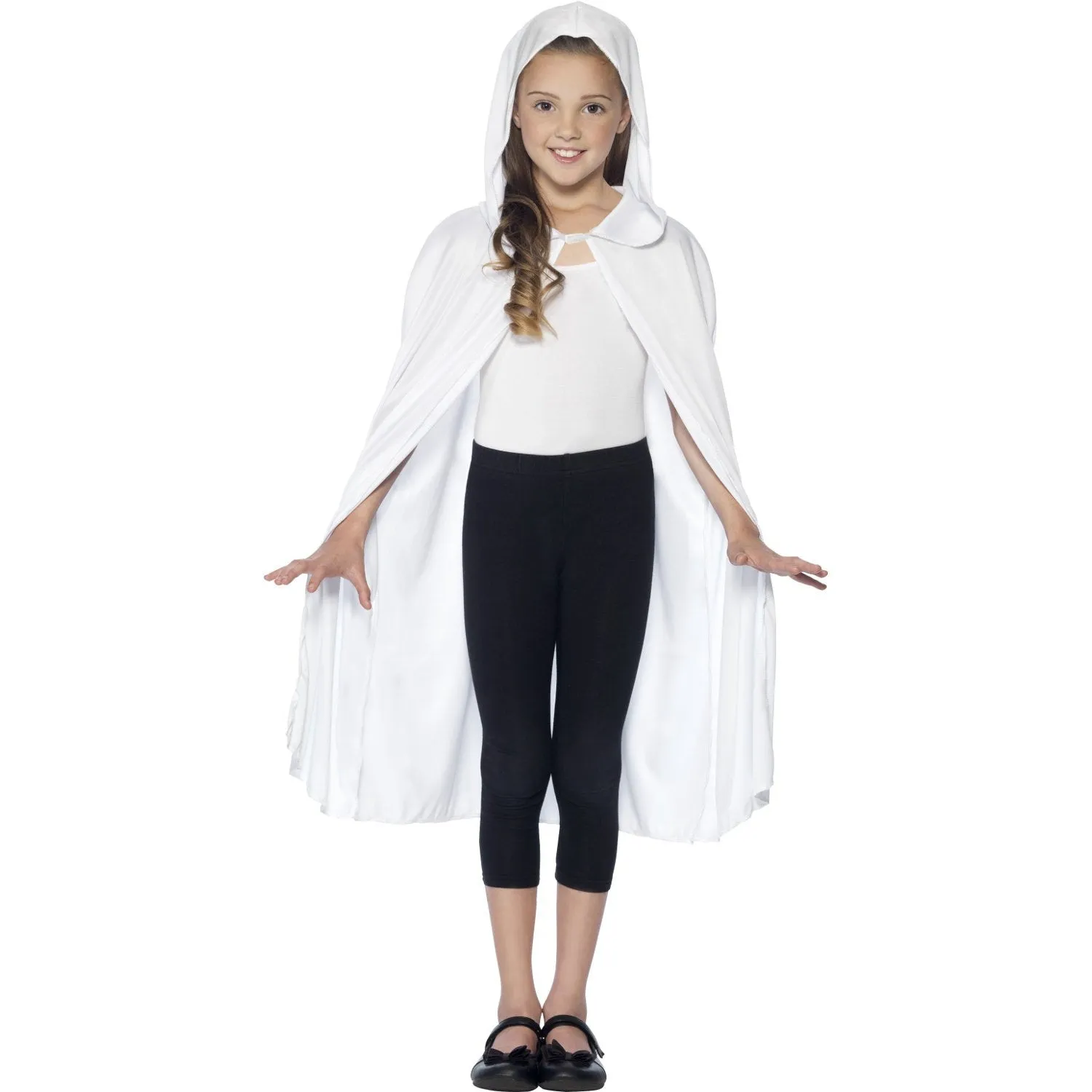 Child's White Hooded Cape