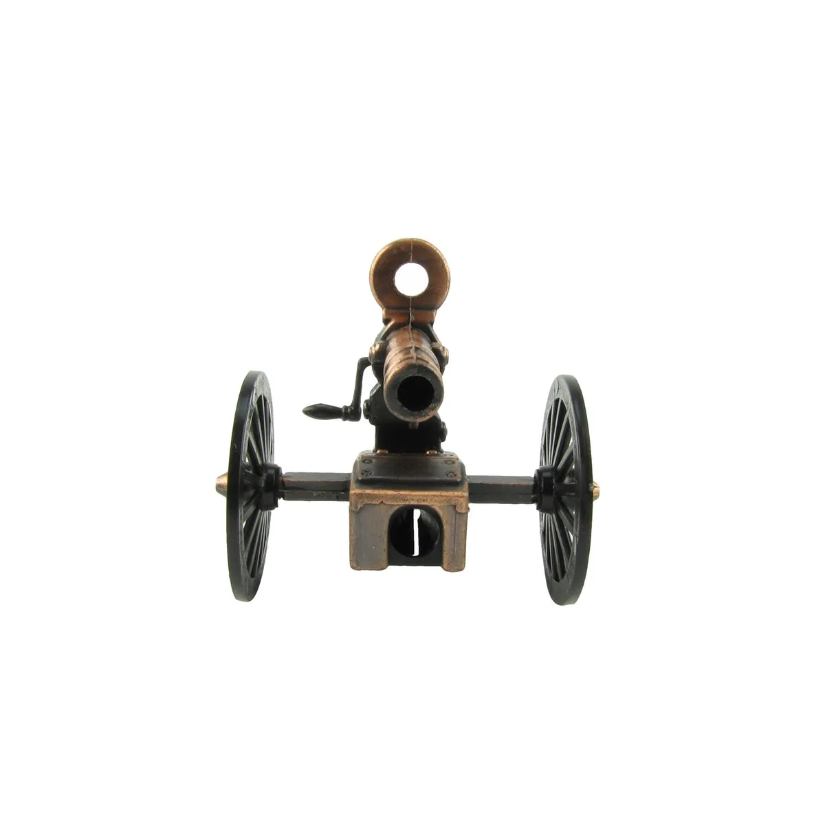 Civil War Era Miniature Die Cast Gatling Gun Pencil Sharpener