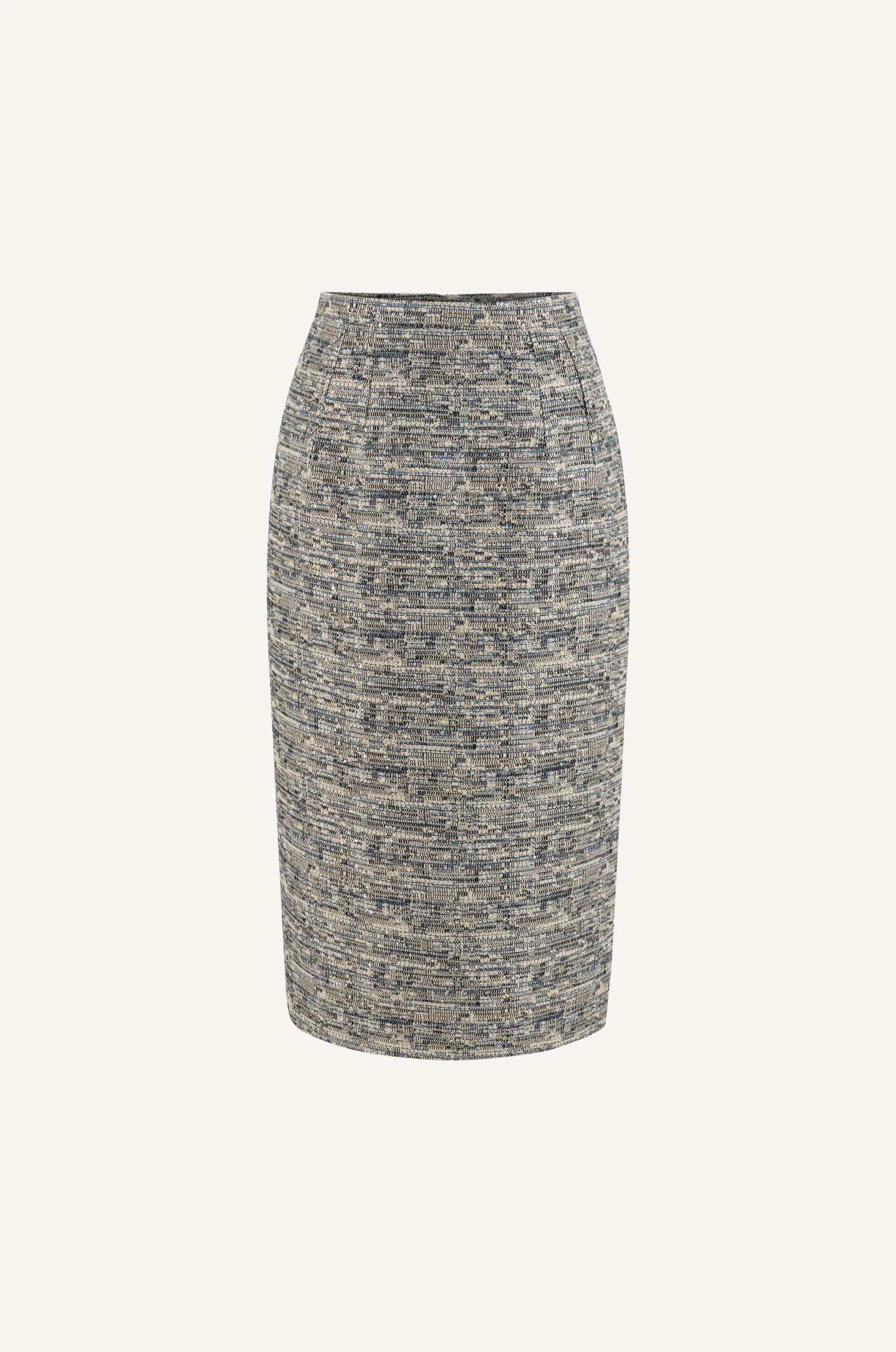 Classic Tweed Pencil Skirt