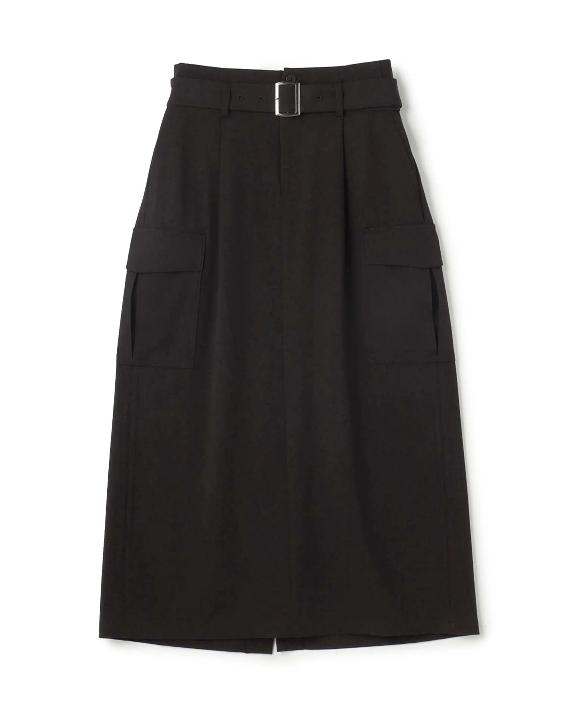 Col Cargo Belted Pencil Skirt