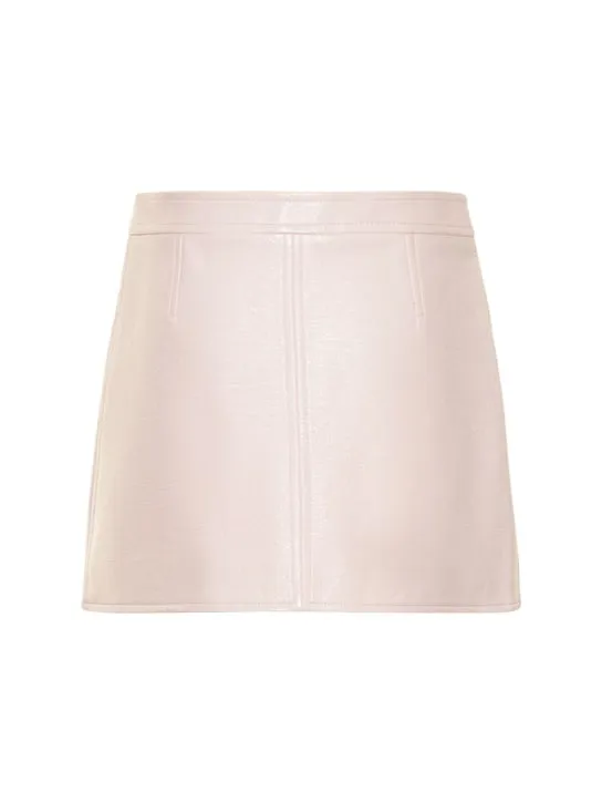 Courreges   Vinyl mini skirt 