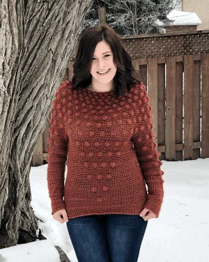 Crochet Kit - Cascading Bobbles Sweater