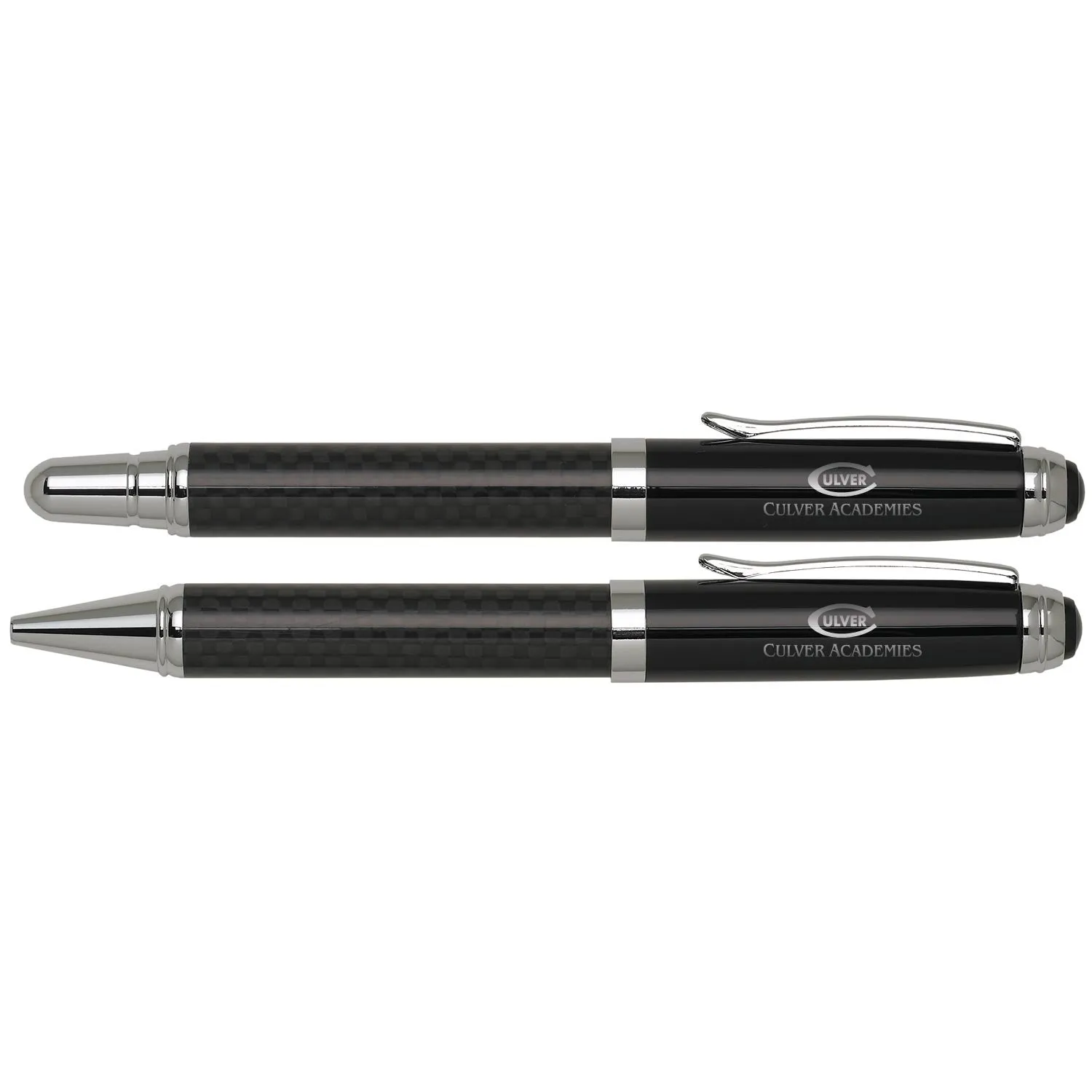 Culver Carbon Fiber Pen & Pencil Set - Maroon, Black or Blue