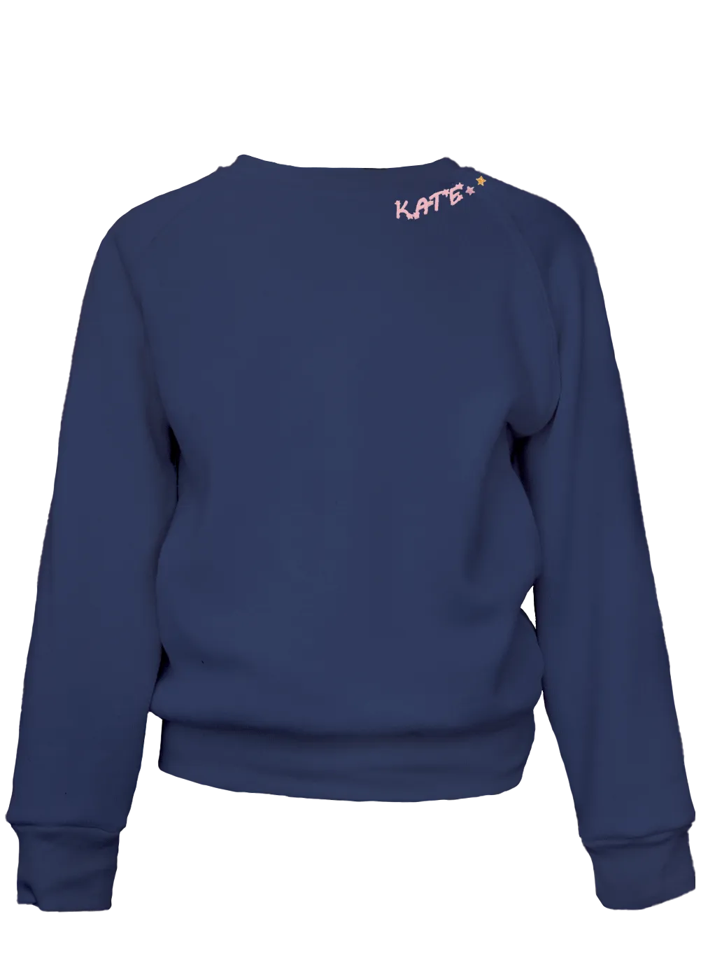 Customized Name Sherbert Stars Kids' Classic Crew Pullover