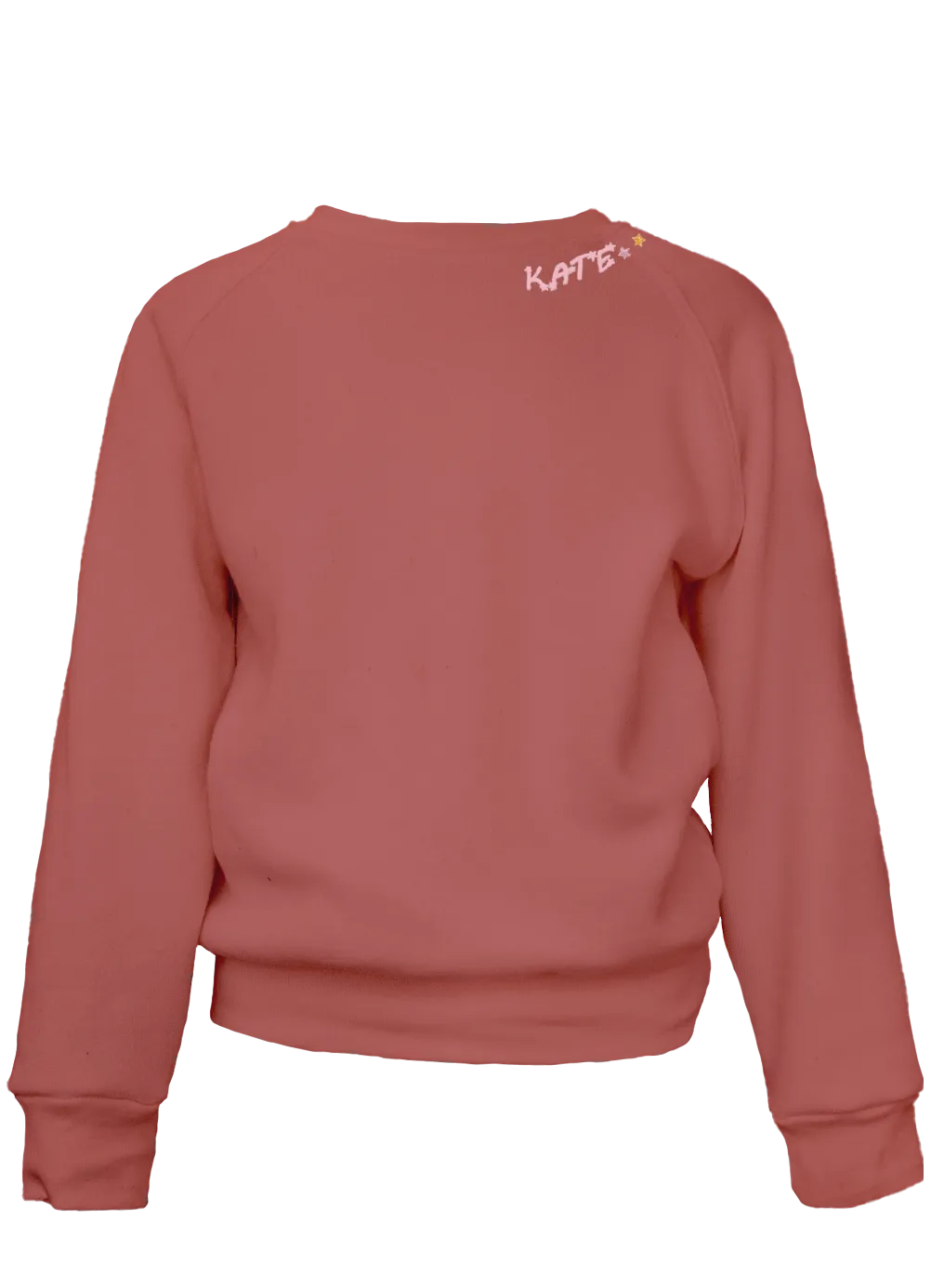 Customized Name Sherbert Stars Kids' Classic Crew Pullover