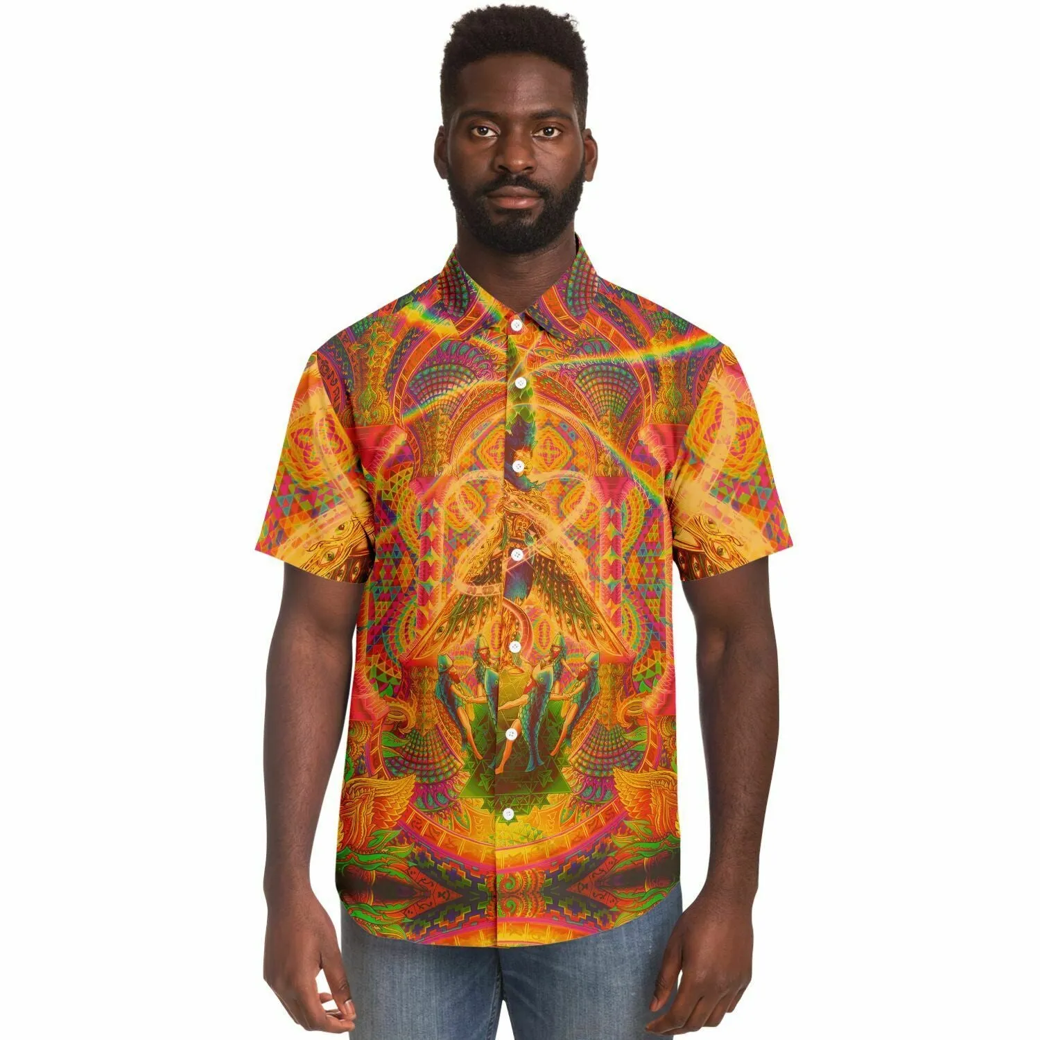 Death By Astonishment Button Shirt | Salvia Droid