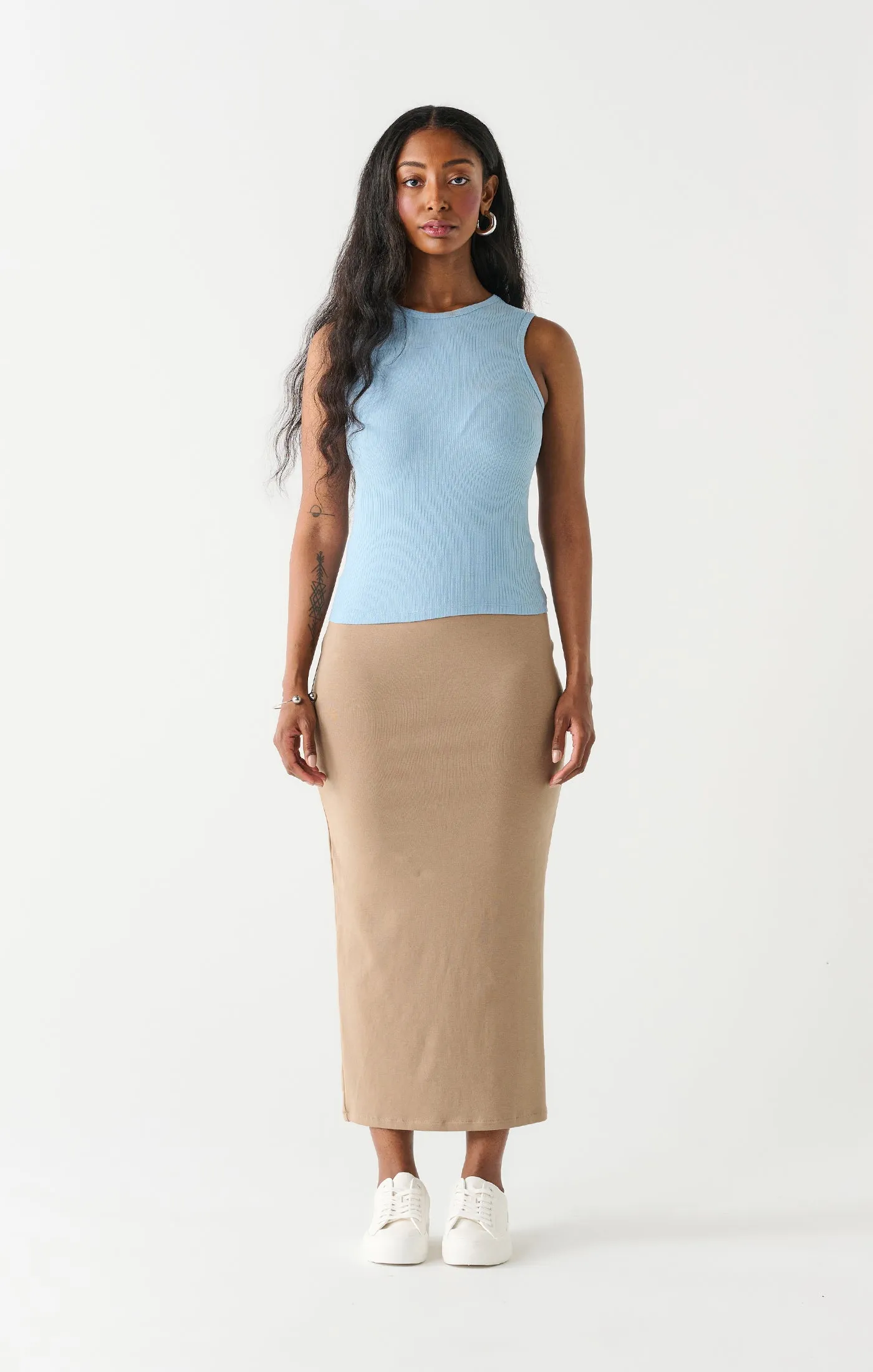 Dex Long Pencil Skirt