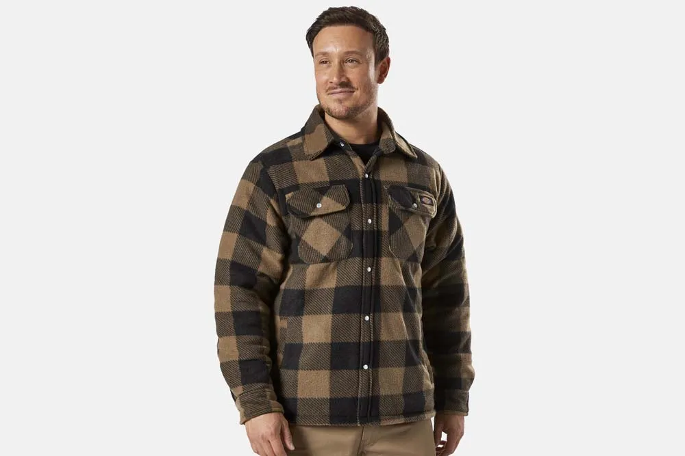 Dickies Men&#x27;s Portland Shacket Khaki | Buy Dickies Men&#x27;s Portland Shacket Khaki here | Outnorth