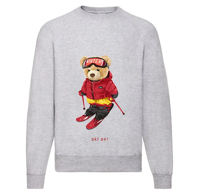 Eco-Friendly Ski Bear Pullover