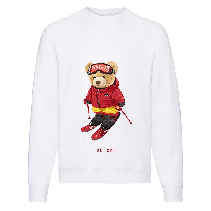 Eco-Friendly Ski Bear Pullover