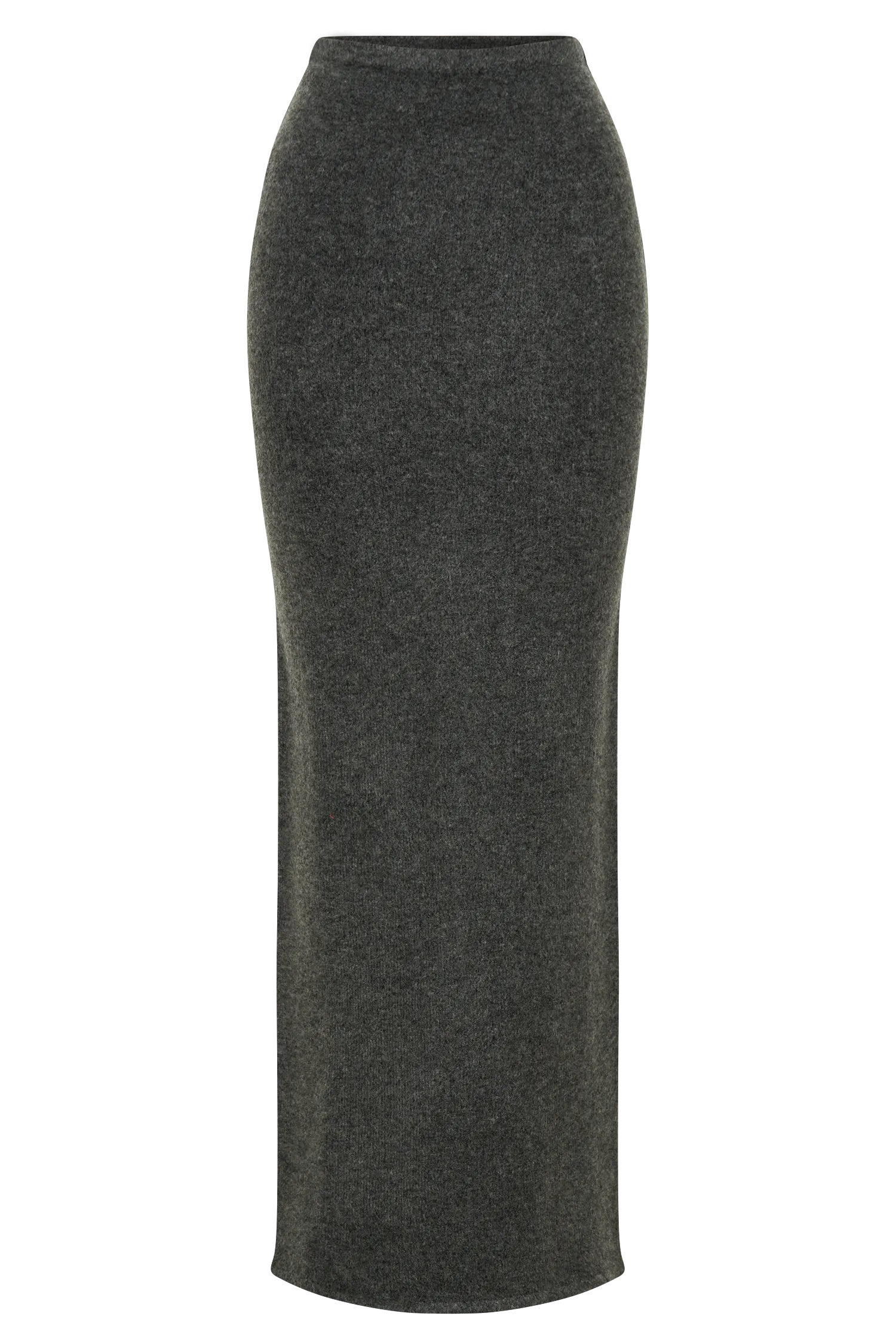 Elise Knit Maxi Skirt - Charcoal Marle