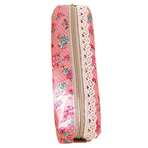 Fashion Women Pencil Bags Cute Floral Printed Pencil Bags For Girls