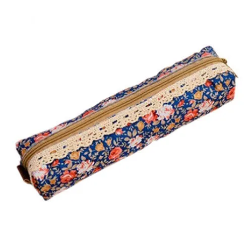 Fashion Women Pencil Bags Cute Floral Printed Pencil Bags For Girls