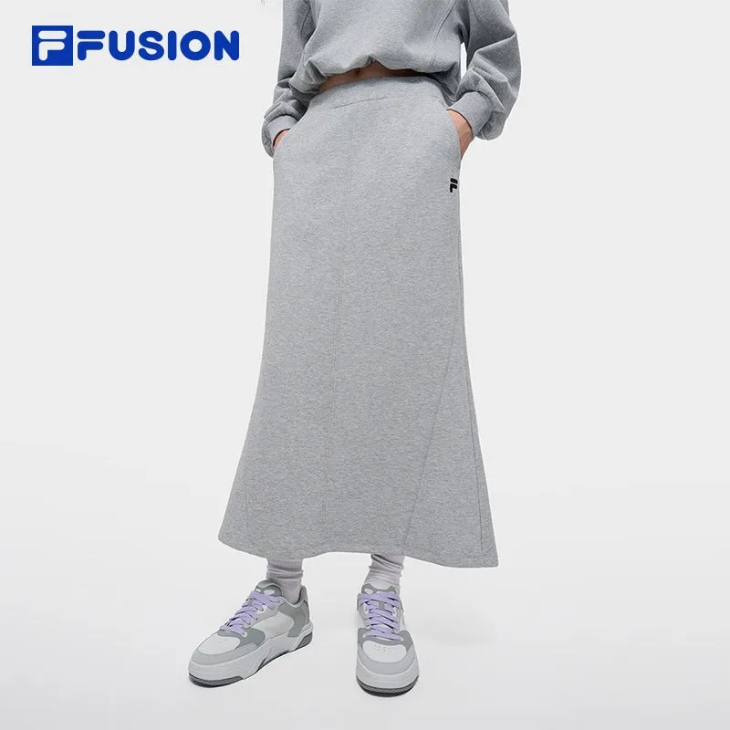 FILA FUSION INLINE FUSION LIFE X FUSIONEER FIELD OF CLASSIC Women Knitted Dress (Black / Grey)