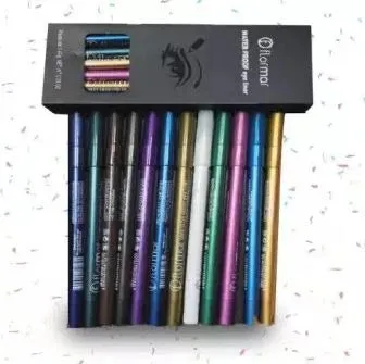 Flormar Glitter Eye And Lip Liner Pack Of 12.