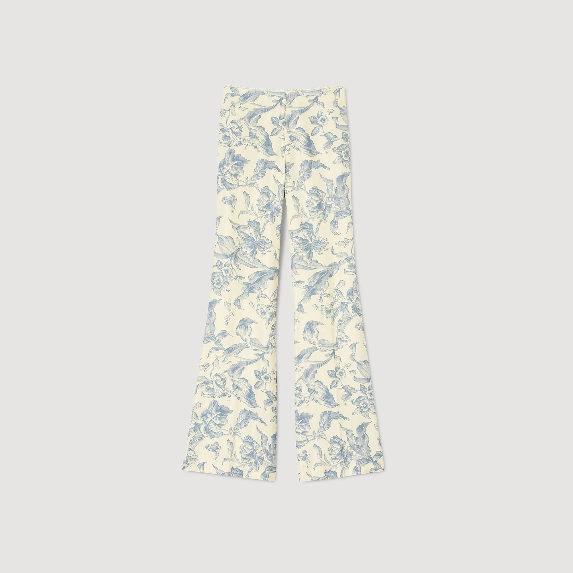 Flower Print Trousers