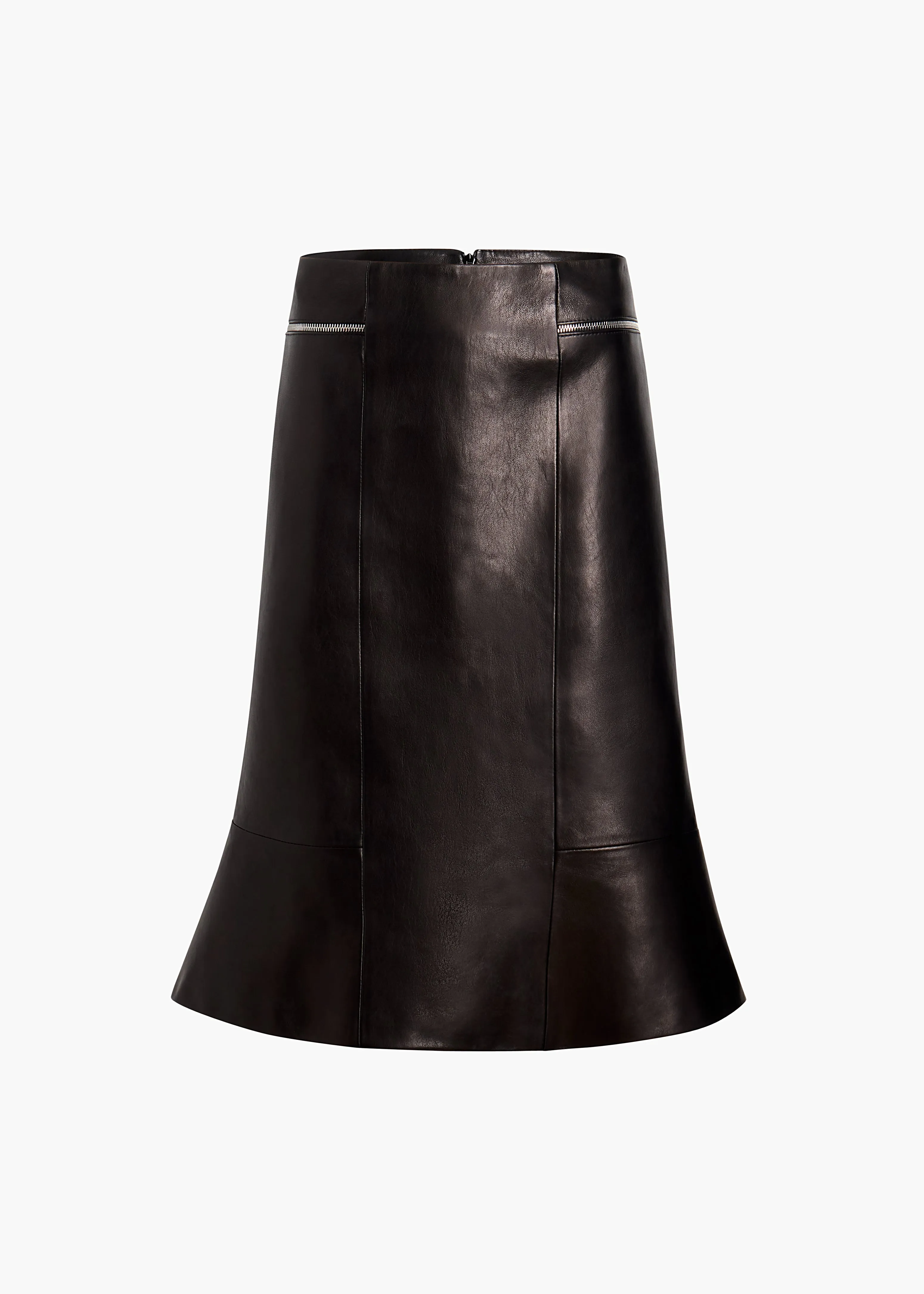 Francine Skirt in Black Leather