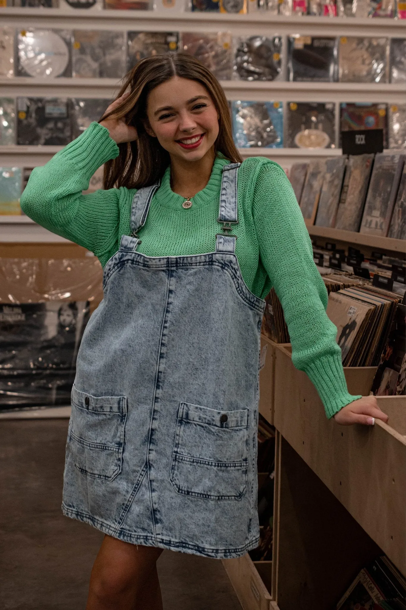 Free People: Overall Smock Mini