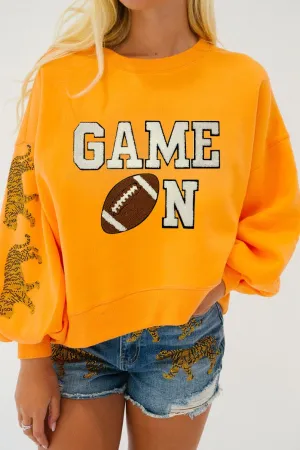 GAME ON TIGER ORANGE PULLOVER