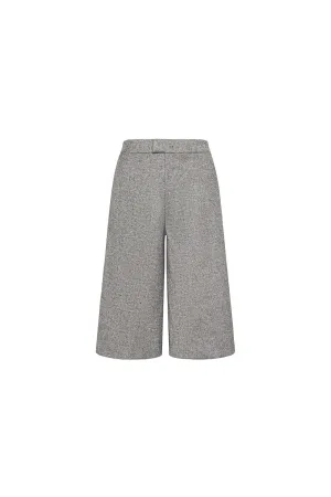 Gilmore Straight High Waist Tweed Knee-length Culottes